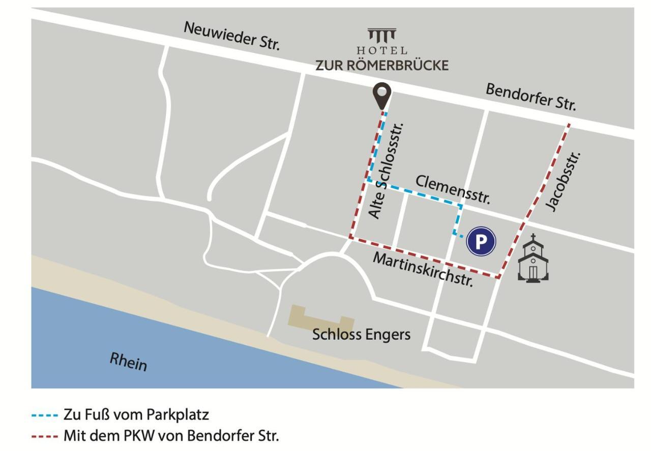 נויוויד Hotel Zur Roemerbruecke מראה חיצוני תמונה